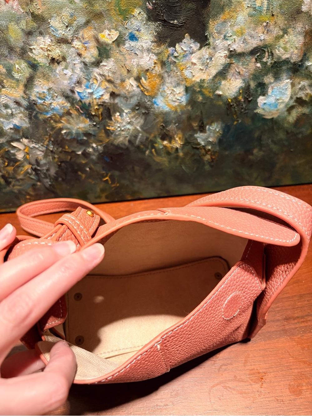 Women's Crossbody Bag in Pink - Picture 5 of 5